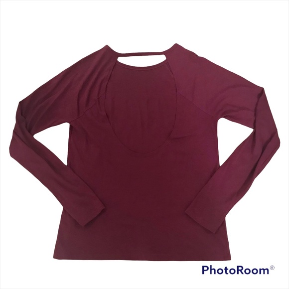 Victoria’s Secret Sport Long Sleeve Open Back Top Size Small - Picture 2 of 5